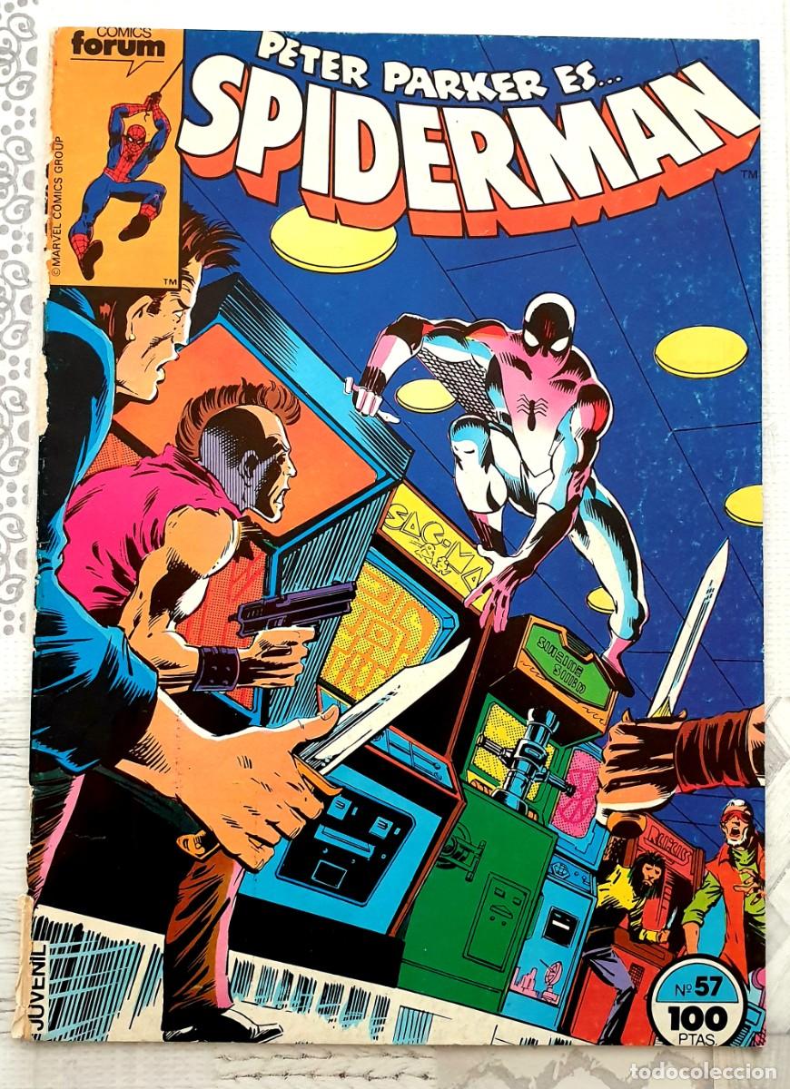 C&oacute;mics: SPIDERMAN Vol 1 n&ordm; 57. Procede de retapado. Comics Forum 1985 - Foto 1