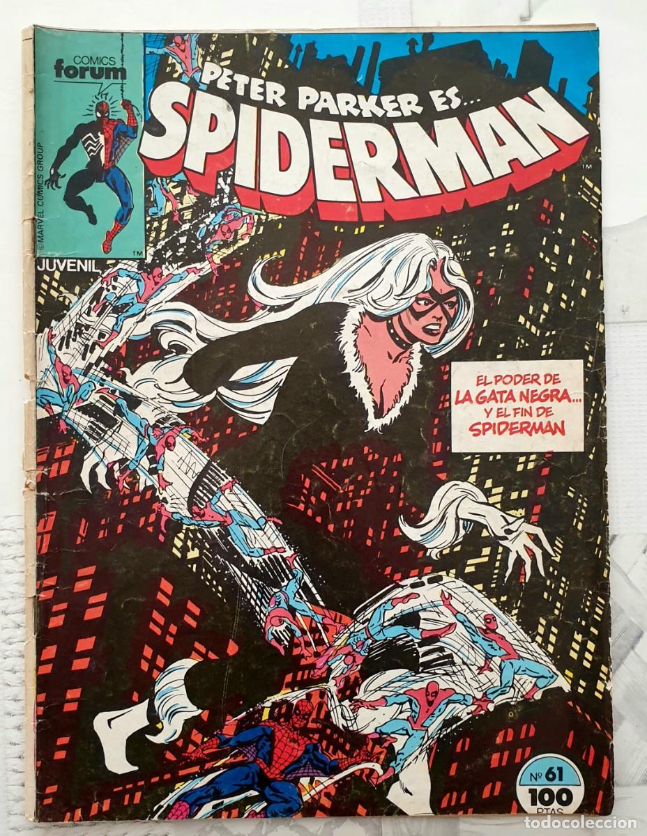 C&oacute;mics: SPIDERMAN Vol 1 n&ordm; 61. Procede de retapado. Comics Forum 1985 - Foto 1