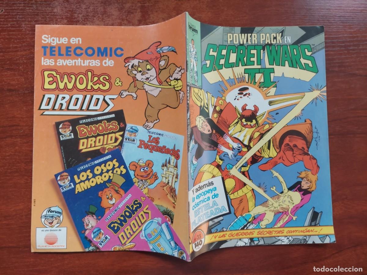 C&oacute;mics: Secret Wars 2 n&ordm; 35 - Power Pack - C&oacute;mics Forum - 1988 - Foto 2