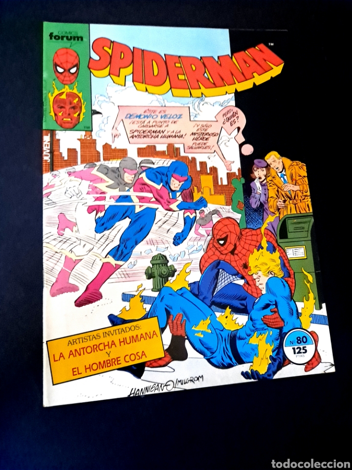 C&oacute;mics: EXCELENTE ESTADO SPIDERMAN 80 FORUM COMICS GRAPA - Foto 1