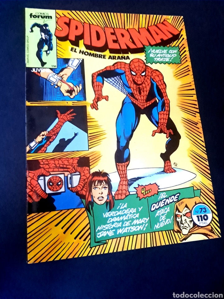 C&oacute;mics: EXCELENTE ESTADO SPIDERMAN 73 FORUM COMICS GRAPA - Foto 1