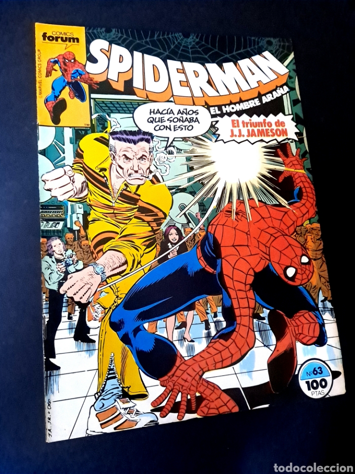 C&oacute;mics: EXCELENTE ESTADO SPIDERMAN 63 FORUM COMICS GRAPA - Foto 1