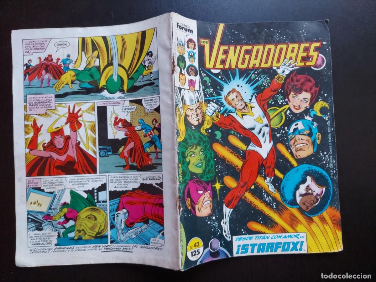 C&oacute;mics: Los Vengadores n&ordm; 42 - Marvel - C&oacute;mics Forum - A&ntilde;o 1983 - Foto 2