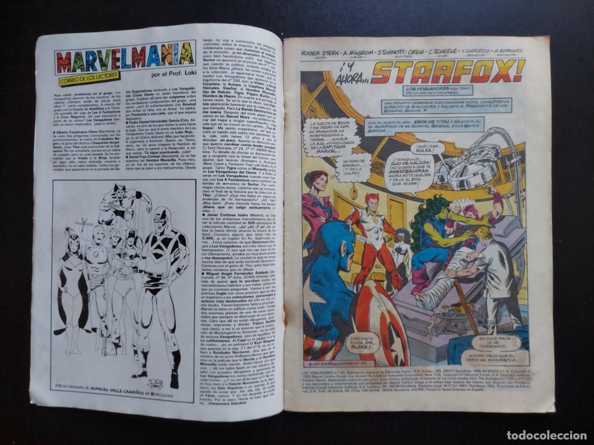 C&oacute;mics: Los Vengadores n&ordm; 42 - Marvel - C&oacute;mics Forum - A&ntilde;o 1983 - Foto 6