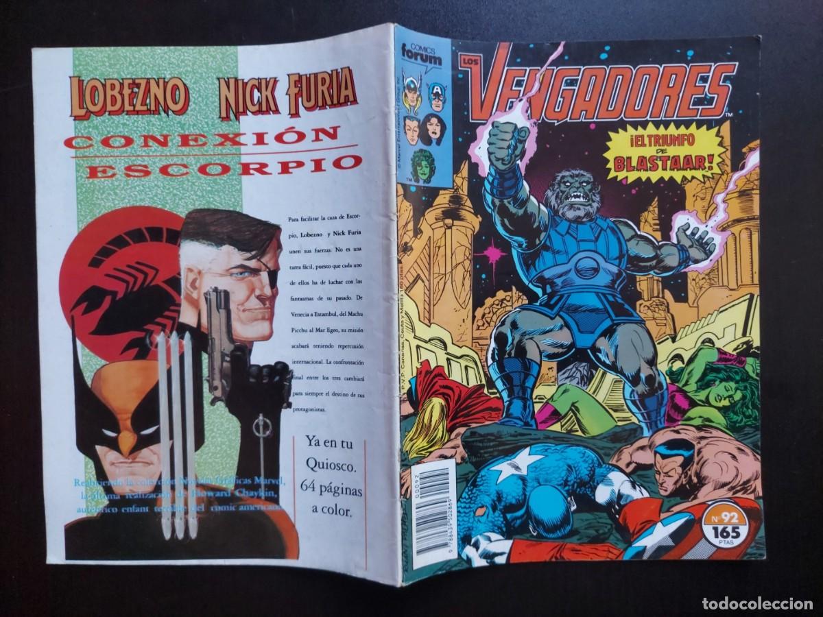 C&oacute;mics: Los Vengadores n&ordm; 92 - Marvel - C&oacute;mics Forum - A&ntilde;o 1990 - Foto 2