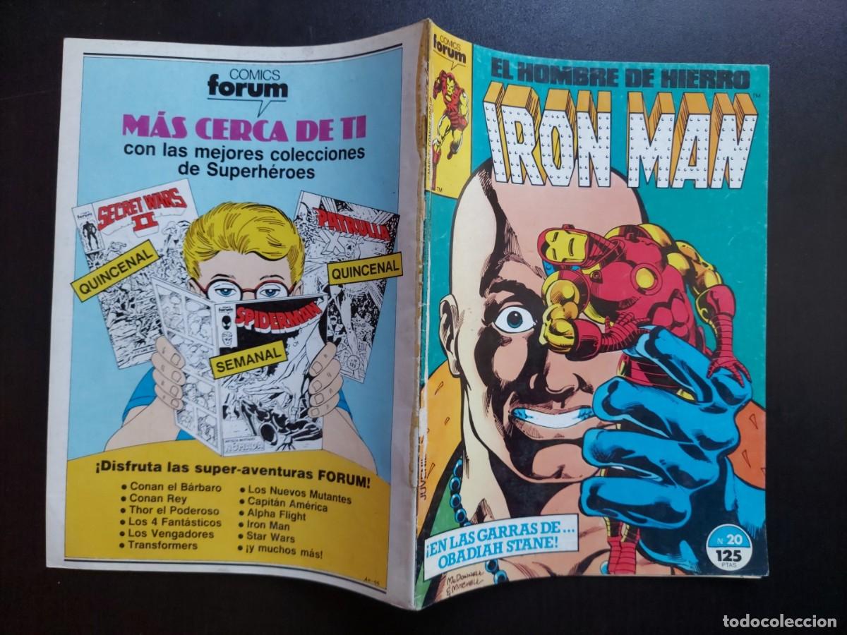 C&oacute;mics: Iron Man n&ordm; 20 - Marvel - C&oacute;mics Forum - A&ntilde;o 1986 - Foto 3