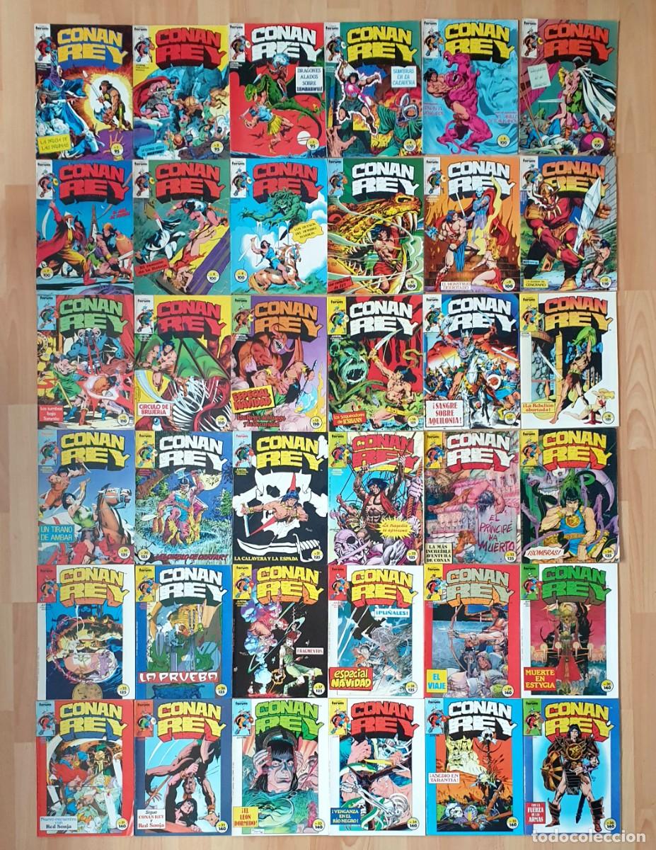 C&oacute;mics: CONAN REY. Colecci&oacute;n completa de 66 comics. Comics Forum 1984 - Foto 1