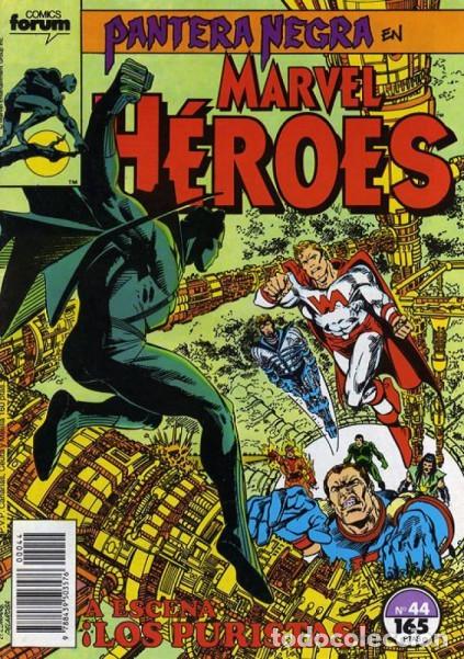 C&oacute;mics: MARVEL H&Eacute;ROES-FORUM- N&ordm; 44 -PANTERA NEGRA-1990-DENNIS COWAN-M.BUENO-DIF&Iacute;CIL-LEA-8539