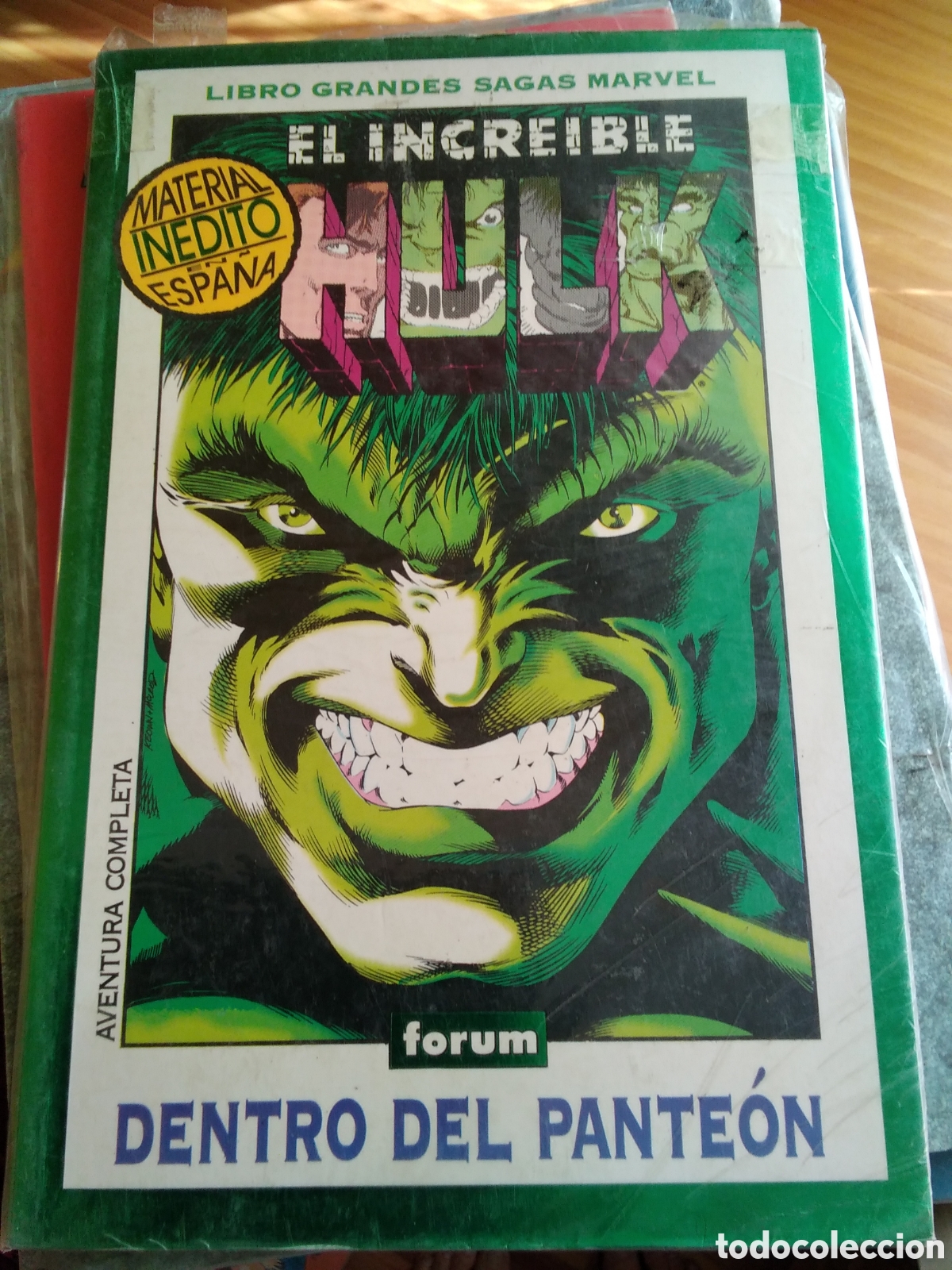 C&oacute;mics: El incre&iacute;ble hulk libro grandes sagas Marvel forum ejemplar unico - Foto 1