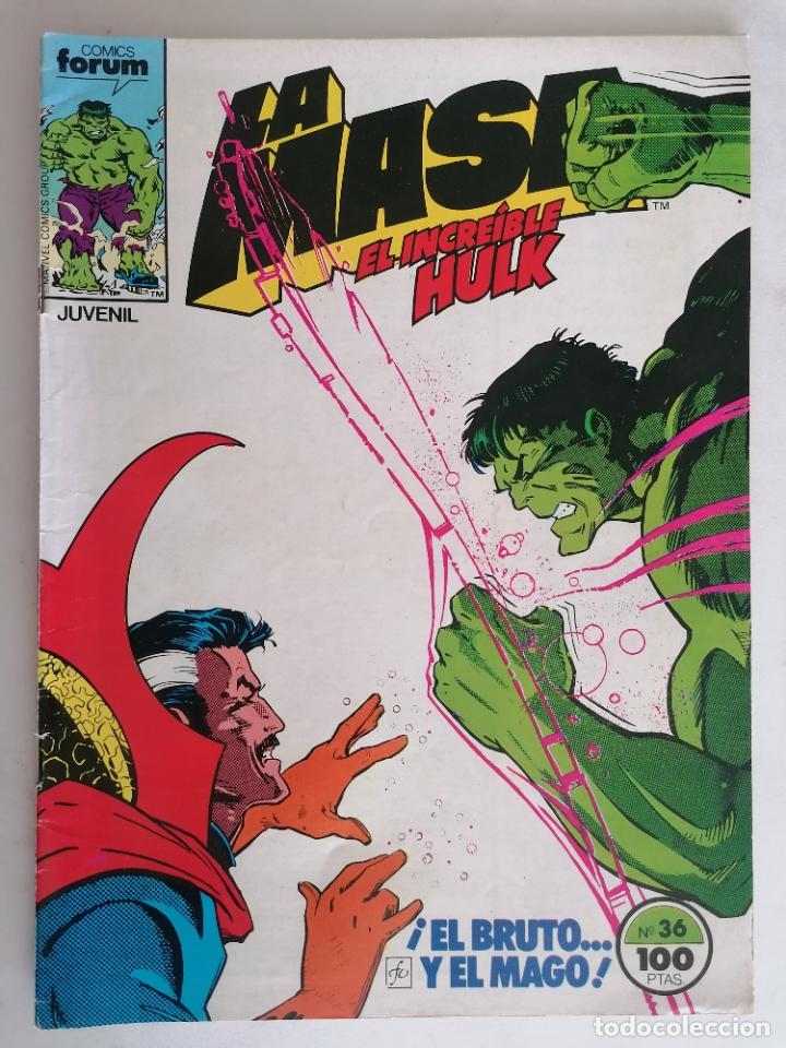 C&oacute;mics: LA MASA, EL INCREIBLE HULK, N&ordm; 36, EL BRUTO Y EL MAGO - Foto 1