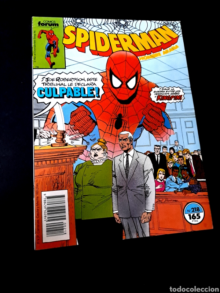C&oacute;mics: EXCELENTE ESTADO SPIDERMAN 218 VOL.1 FORUM COMICS GRAPA SPIDER-MAN - Foto 1