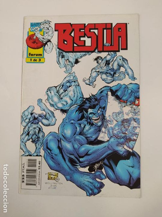 C&oacute;mics: BESTIA. 1 DE 3. MARVEL COMICS FORUM. TDKC93 - Foto 1