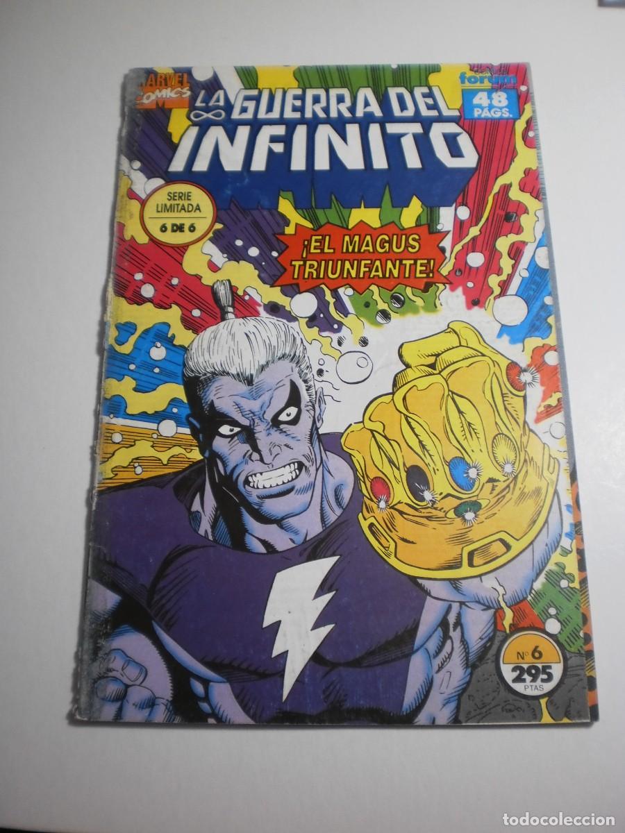 Comics: la guerra del infinito n&ordm; 6 de 6. marvel comics forum 1993 (estado normal, leer)