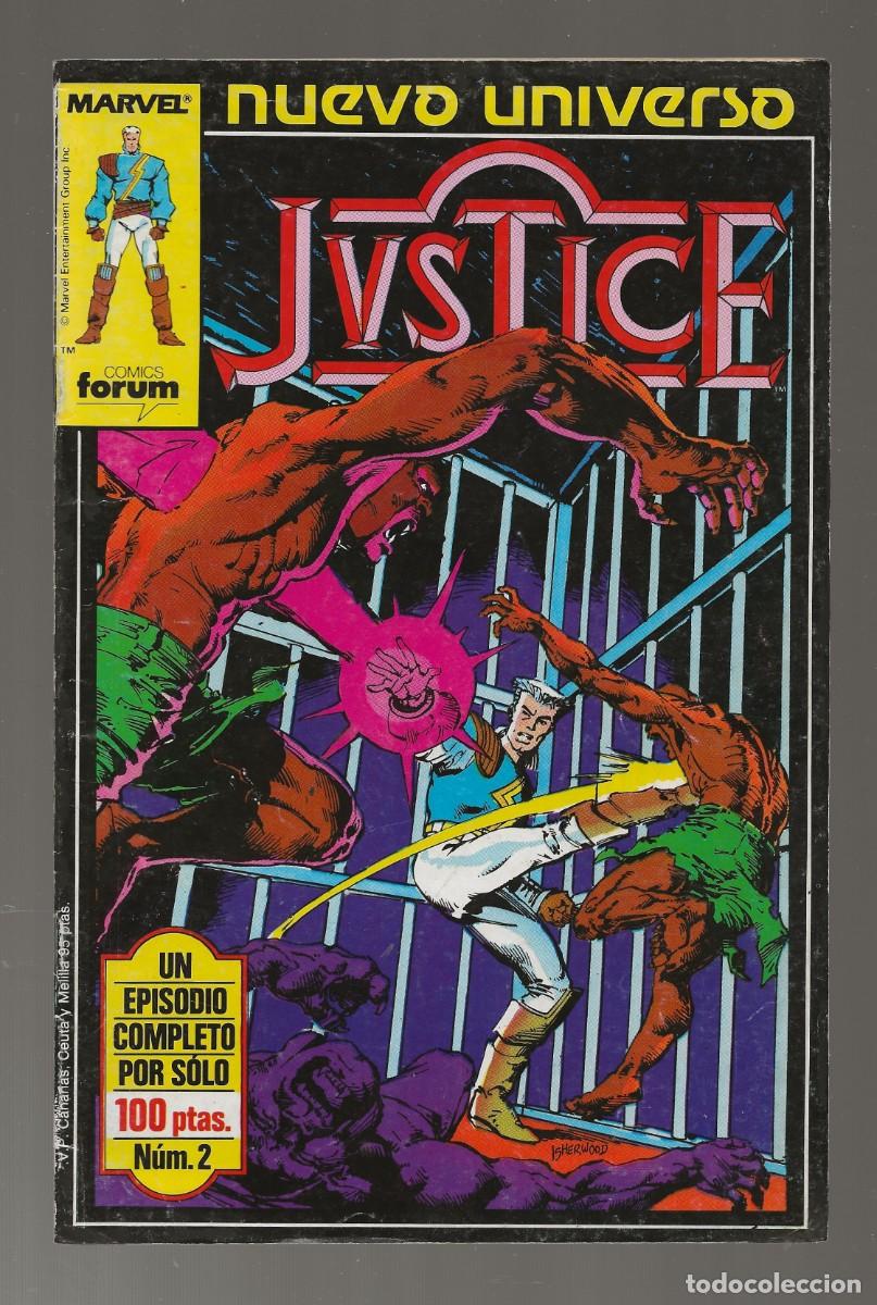 C&oacute;mics: NUEVO UNIVERSO - JUSTICE N&ordm; 2 - FORUM 1988 - Foto 1