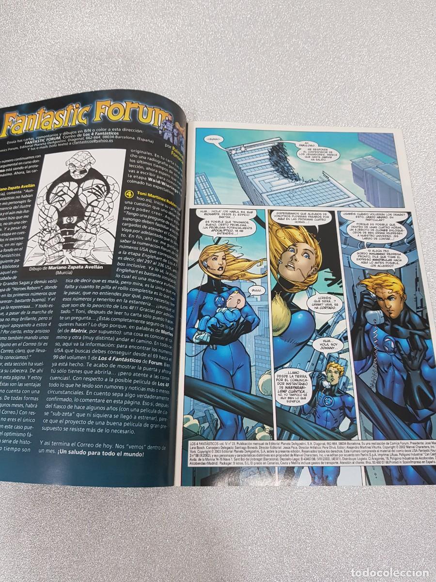 C&oacute;mics: Comic Los 4 Fantasticos Marvel Comics Forum N&ordm;23 - Foto 2