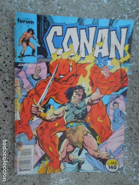C&oacute;mics: CONAN EL BARBARO N&ordm; 143 - COMICS FORUM - 1989 -NECROPOLIS - Foto 1