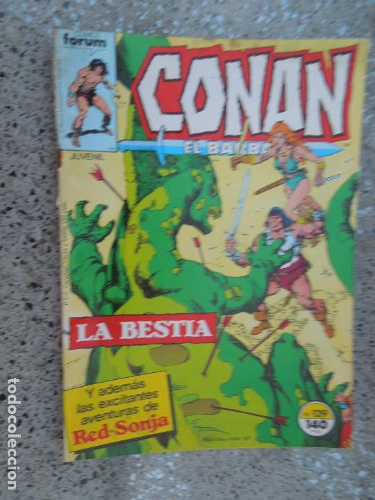C&oacute;mics: CONAN EL BARBARO N&ordm; 129 - LA BESTIA - 1987 - Foto 1