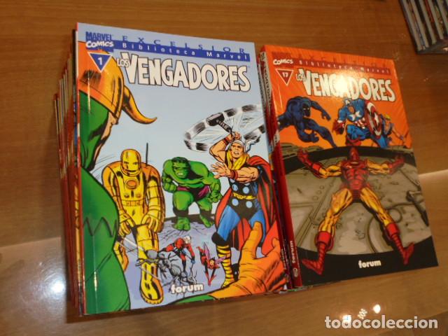 C&oacute;mics: BIBLIOTECA MARVEL LOS VENGADORES COMPLETA 32 NUM. FORUM OFERTA - Foto 1