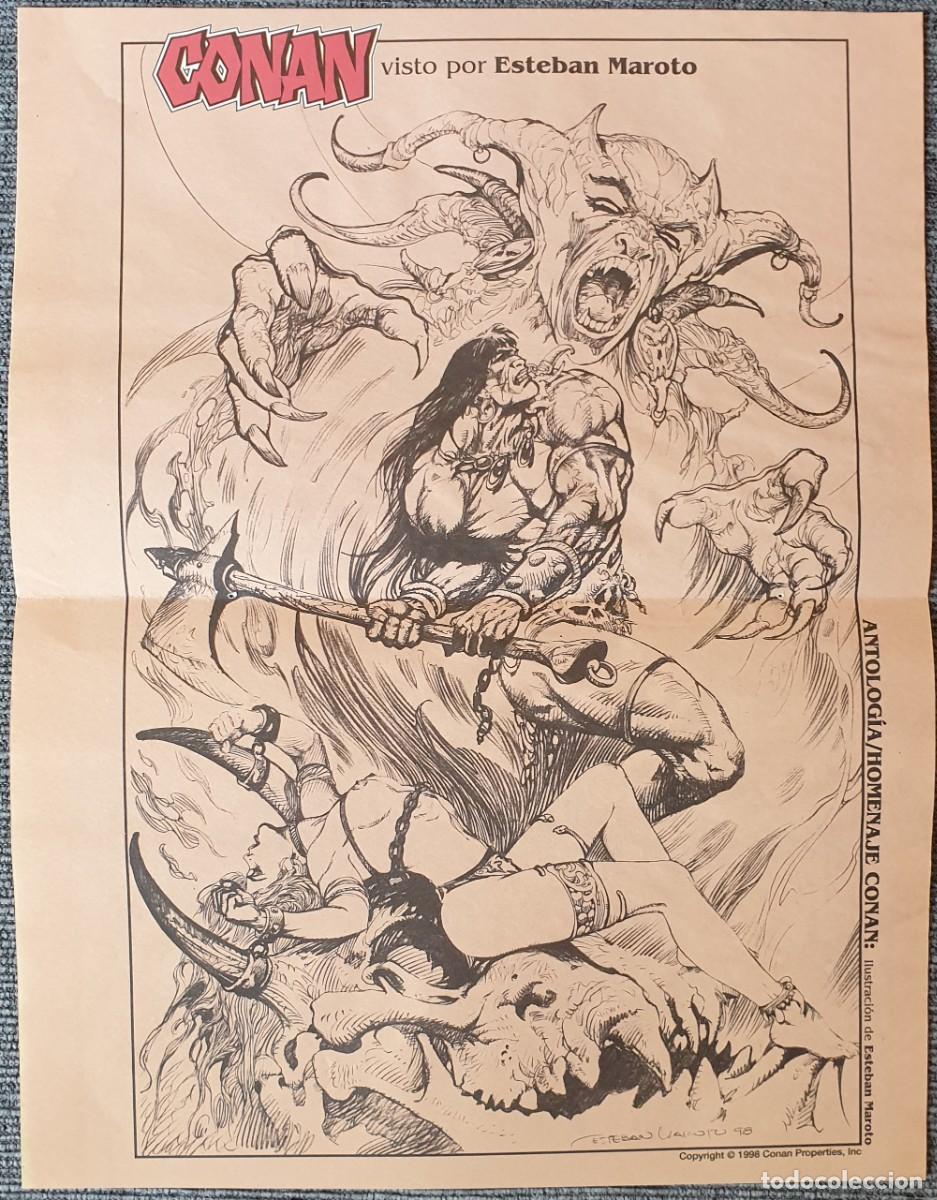 C&oacute;mics: Conan el B&aacute;rbaro - Tres p&oacute;steres centrales - Foto 2