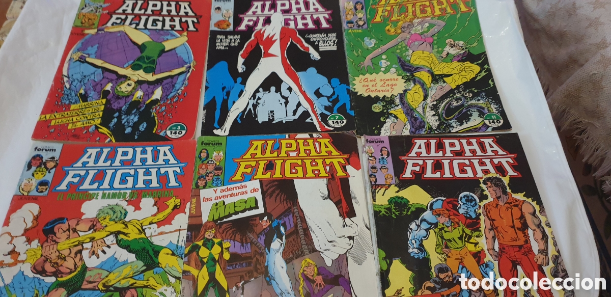 C&oacute;mics: Lote de 6 c&oacute;mics Alpha Flight - Foto 1