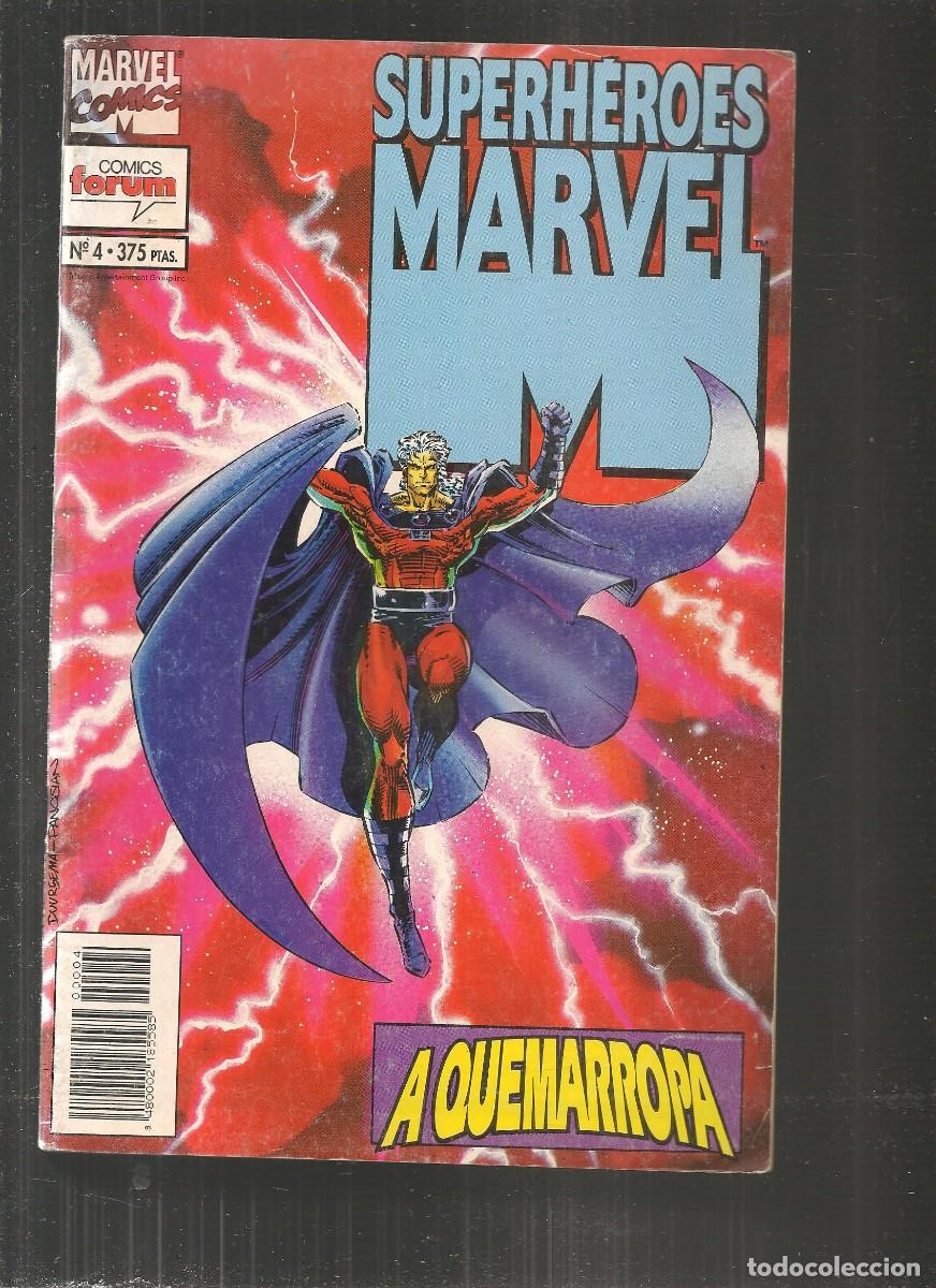 C&oacute;mics: SUPERH&Eacute;ROES MARVEL. N&ordm; 4. A QUEMARROPA. FORUM.(B/A48.1) - Foto 1