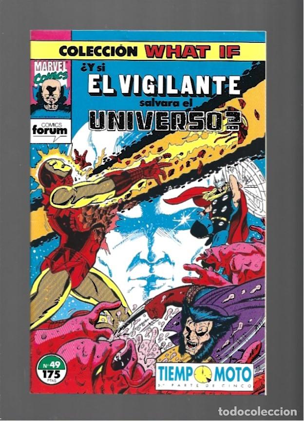 Comics: What If 49: &iquest;Y si El vigilante salvara el Universo?, 1993, Forum, muy buen estado