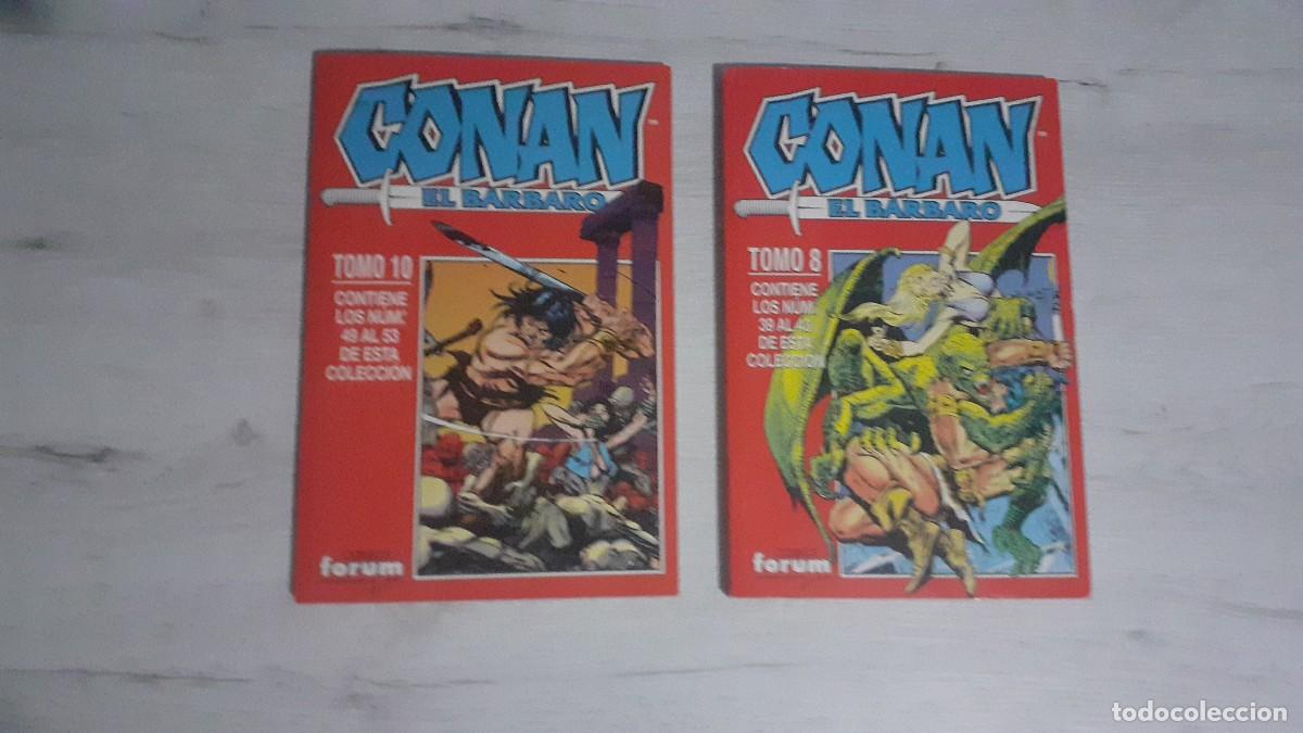 C&oacute;mics: Lote de 2 comics Conan el b&aacute;rbaro tomo 8 y 10 de forum - Foto 1