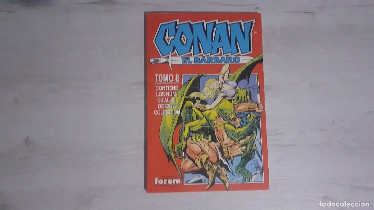 C&oacute;mics: Lote de 2 comics Conan el b&aacute;rbaro tomo 8 y 10 de forum - Foto 3