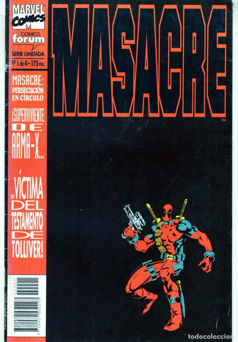C&oacute;mics: MASACRE PERSECUCION EN CIRCULO COMPLETA 1 AL 4- FORUM - BUEN ESTADO - Foto 2