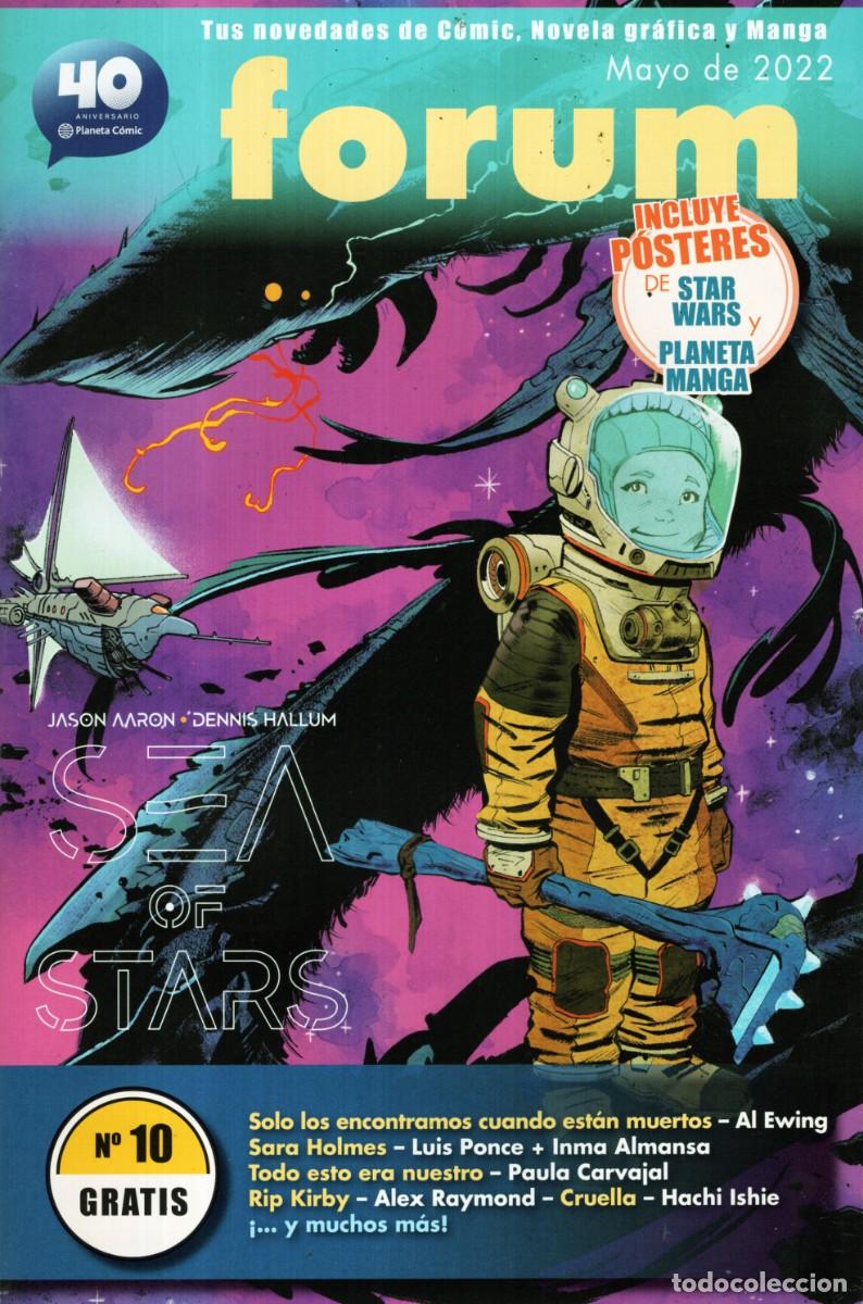 C&oacute;mics: FORUM N&ordm; 10 REVISTA DE PLANETA COMIC (CON POSTERS DE STAR WARS Y PLANETA MANGA) IMPECABLE