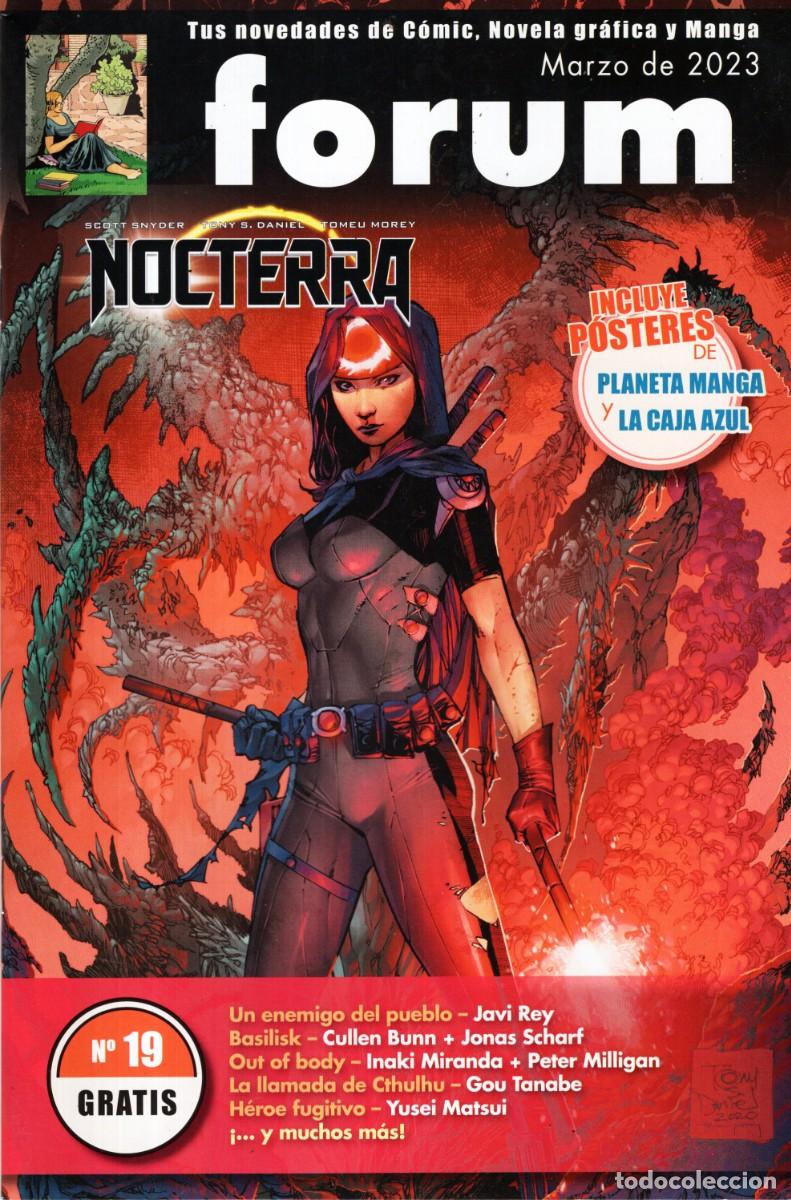 Comics: FORUM N&ordm; 19 REVISTA DE PLANETA COMIC (CON POSTERS DE PLANETA MANGA Y LA CAJA AZUL) - IMPECABLE