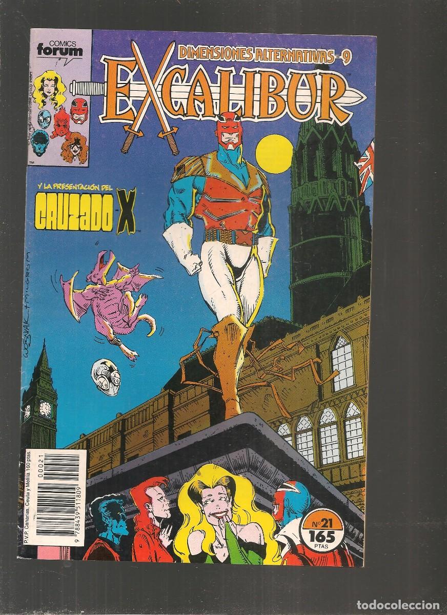 C&oacute;mics: EXCALIBUR. N&ordm; 21. VOL I. 1989. (ST/C67)