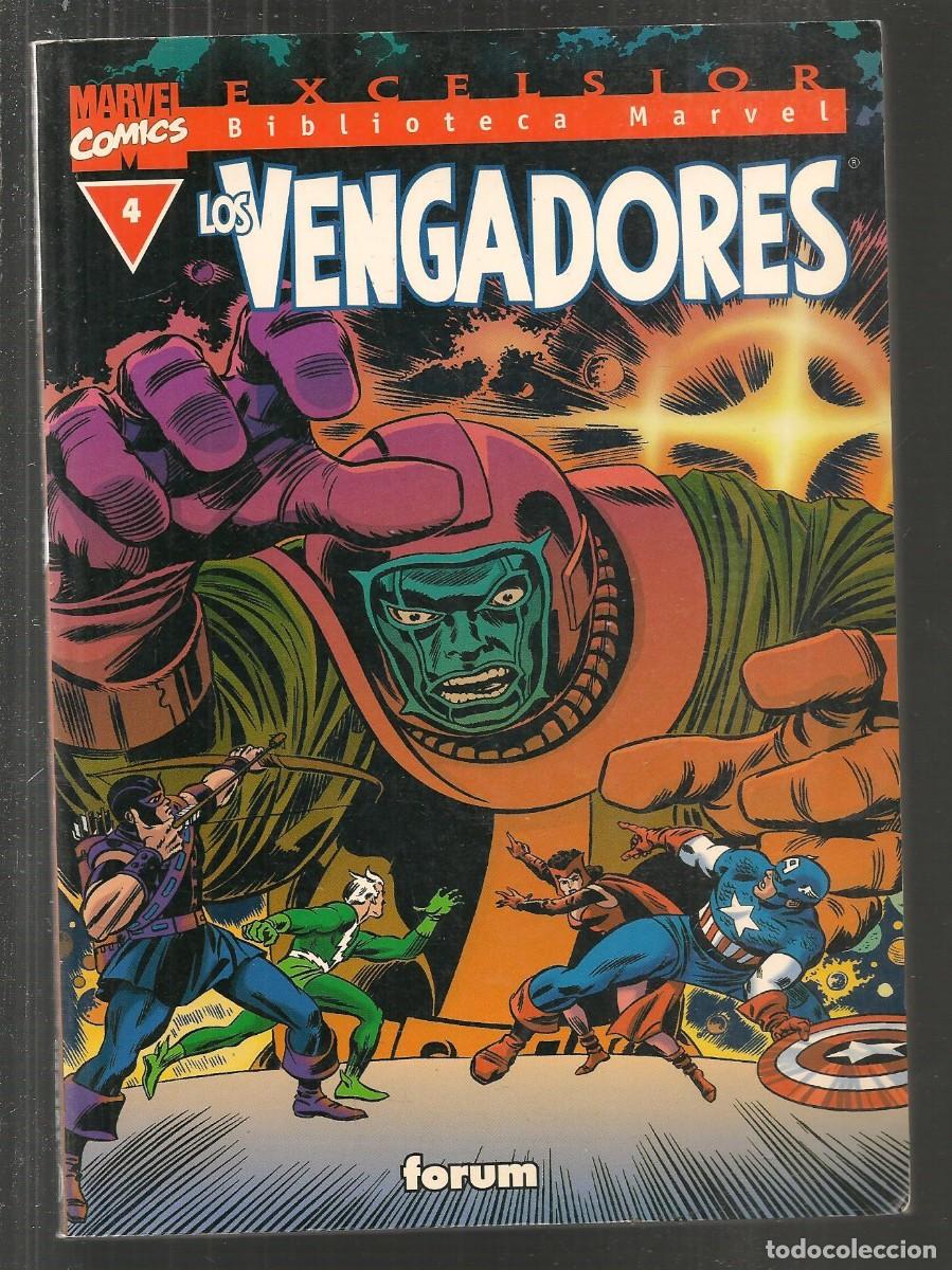 C&oacute;mics: EXCELSIOR. BIBLIOTECA MARVEL. LOS VENGADORES. N&ordm; 4. FORUM. (B34.2) - Foto 1