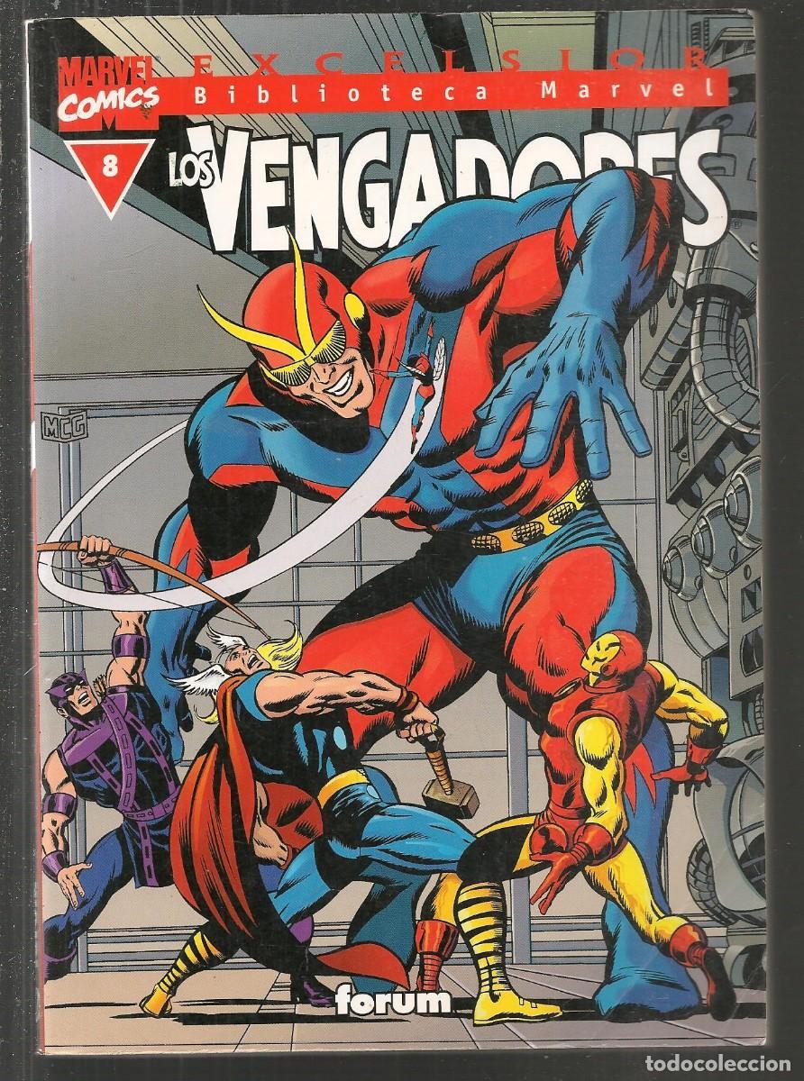 C&oacute;mics: EXCELSIOR. BIBLIOTECA MARVEL. LOS VENGADORES. N&ordm; 8. FORUM. (B34.2) - Foto 1