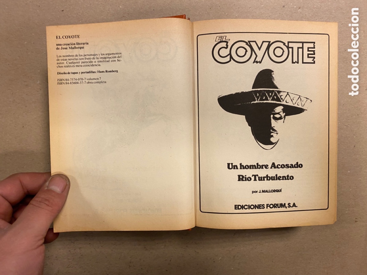 C&oacute;mics: EL COYOTE. TOMO 7. EDICIONES FORUM 1983. - Foto 3