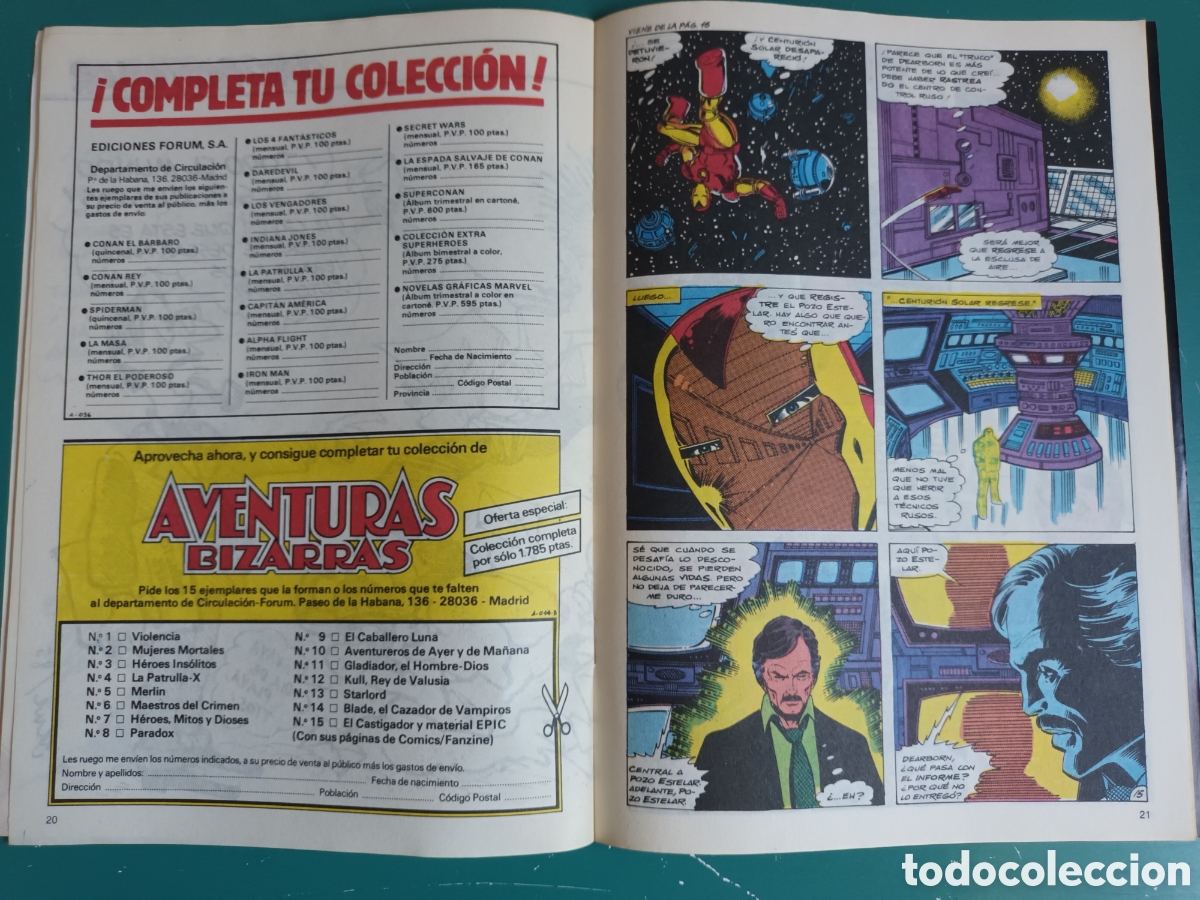 C&oacute;mics: Iron Man Vol 1 N&deg; 3 FORUM - MARVEL 1985 - Foto 5