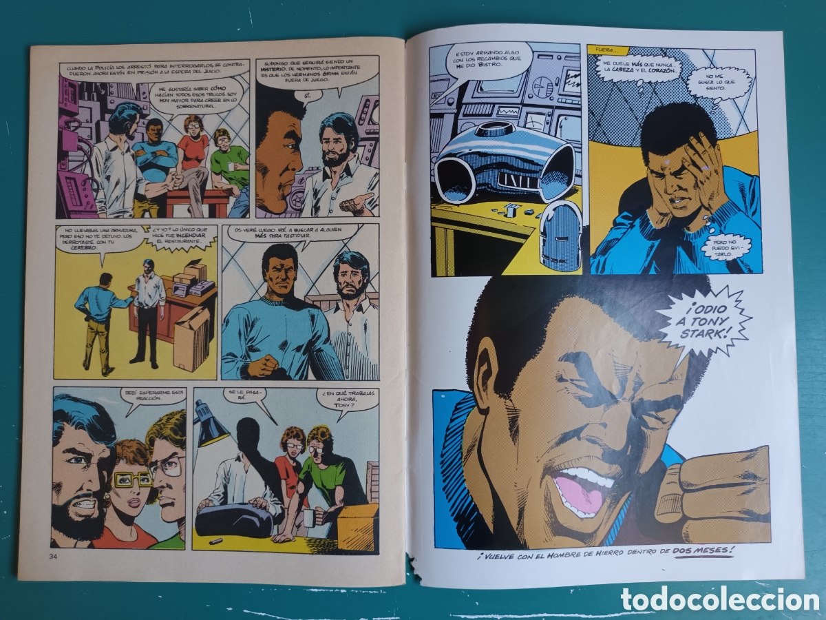 C&oacute;mics: Iron Man Vol 1 N&deg; 37 FORUM - MARVEL 1988 - Foto 8