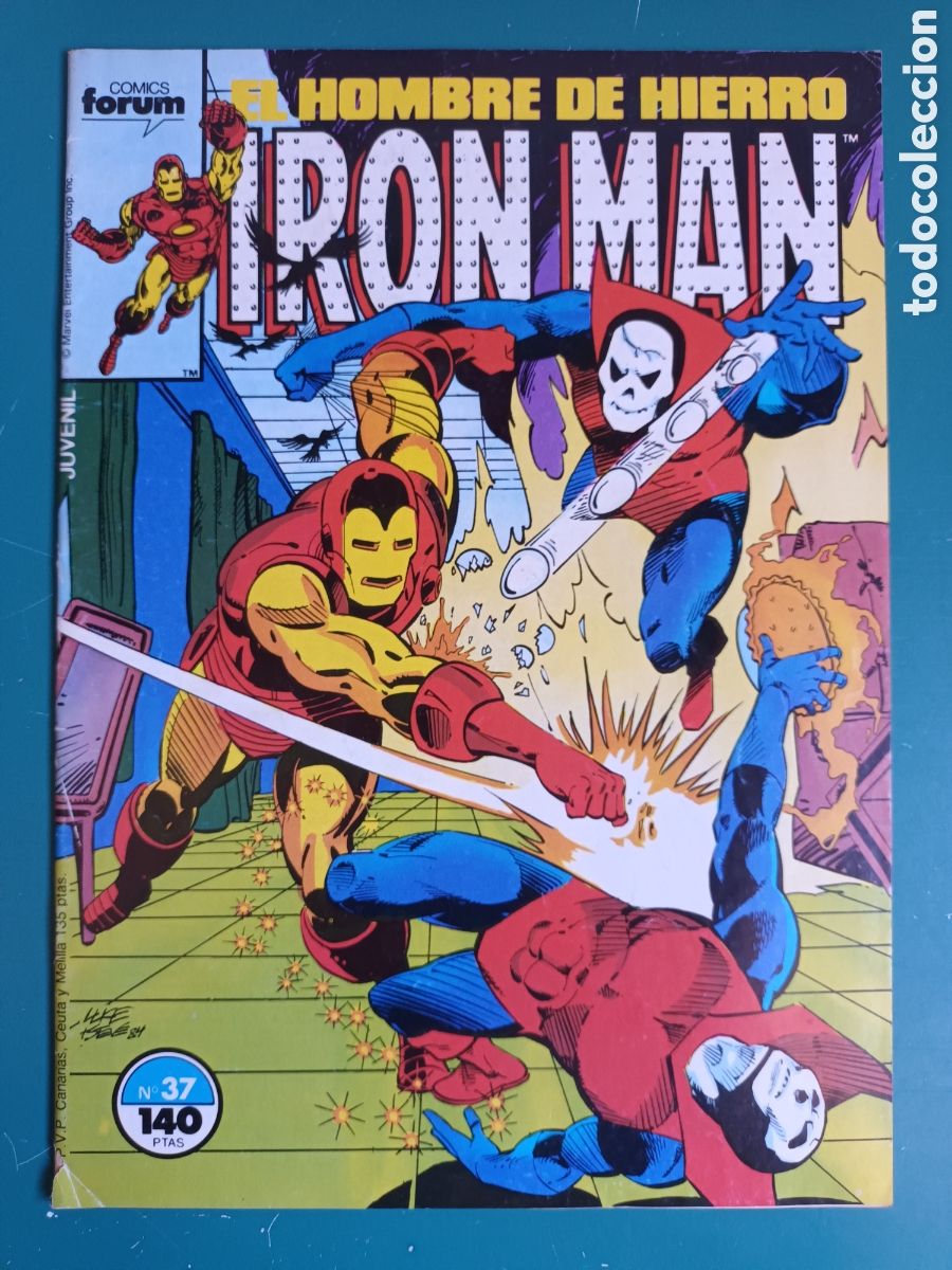 C&oacute;mics: Iron Man Vol 1 N&deg; 37 FORUM - MARVEL 1988 - Foto 1