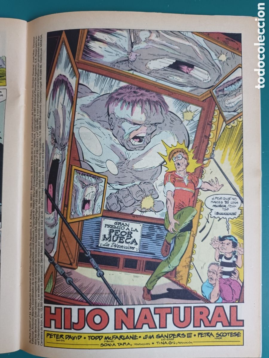 C&oacute;mics: Marvel two-in-one N&deg; 54 Alpha Flight La Masa Hulk FORUM - MARVEL 1991 - Foto 11