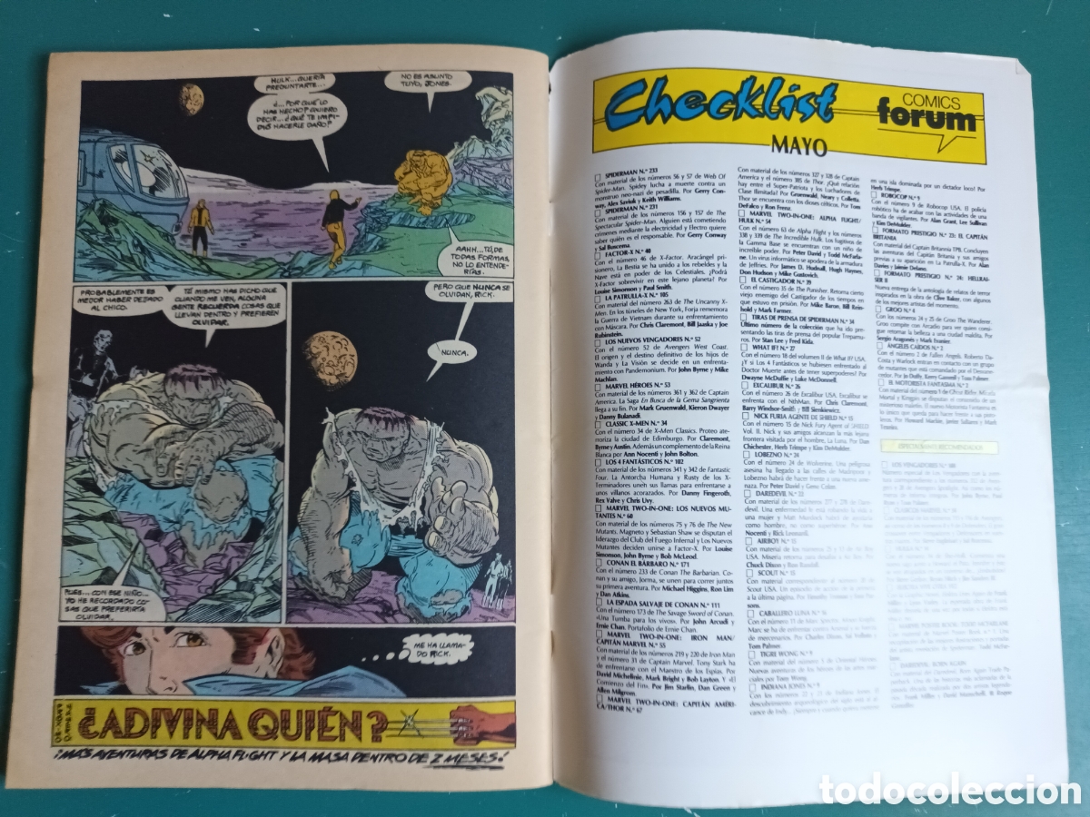 C&oacute;mics: Marvel two-in-one N&deg; 54 Alpha Flight La Masa Hulk FORUM - MARVEL 1991 - Foto 18