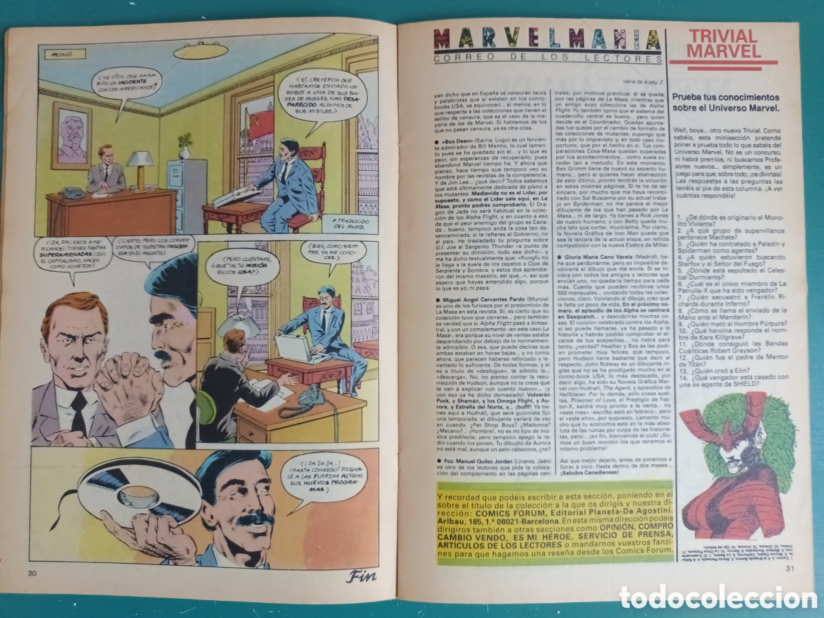 C&oacute;mics: Marvel two-in-one N&deg; 54 Alpha Flight La Masa Hulk FORUM - MARVEL 1991 - Foto 6
