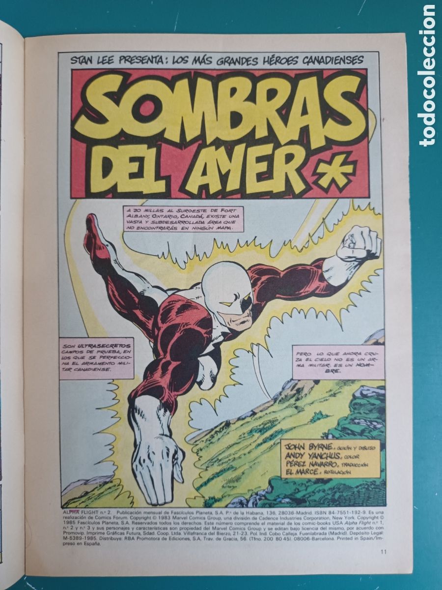 C&oacute;mics: Alpha Flight vol 1 N&deg; 2 FORUM - MARVEL 1985 - Foto 4
