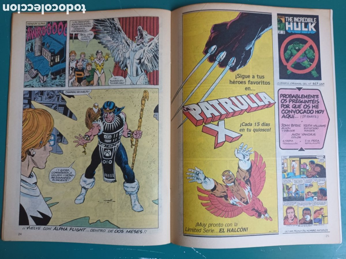 C&oacute;mics: Alpha Flight vol 1 N&deg; 34 FORUM - MARVEL 1988 LA MASA HULK - Foto 7