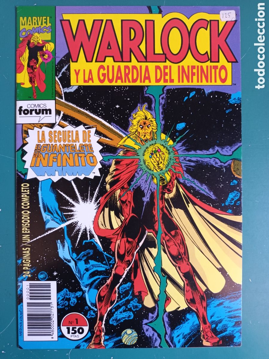 C&oacute;mics: Warlock y la guardia del infinito vol 1 N&deg; 1 FORUM - MARVEL 1993 - Foto 1