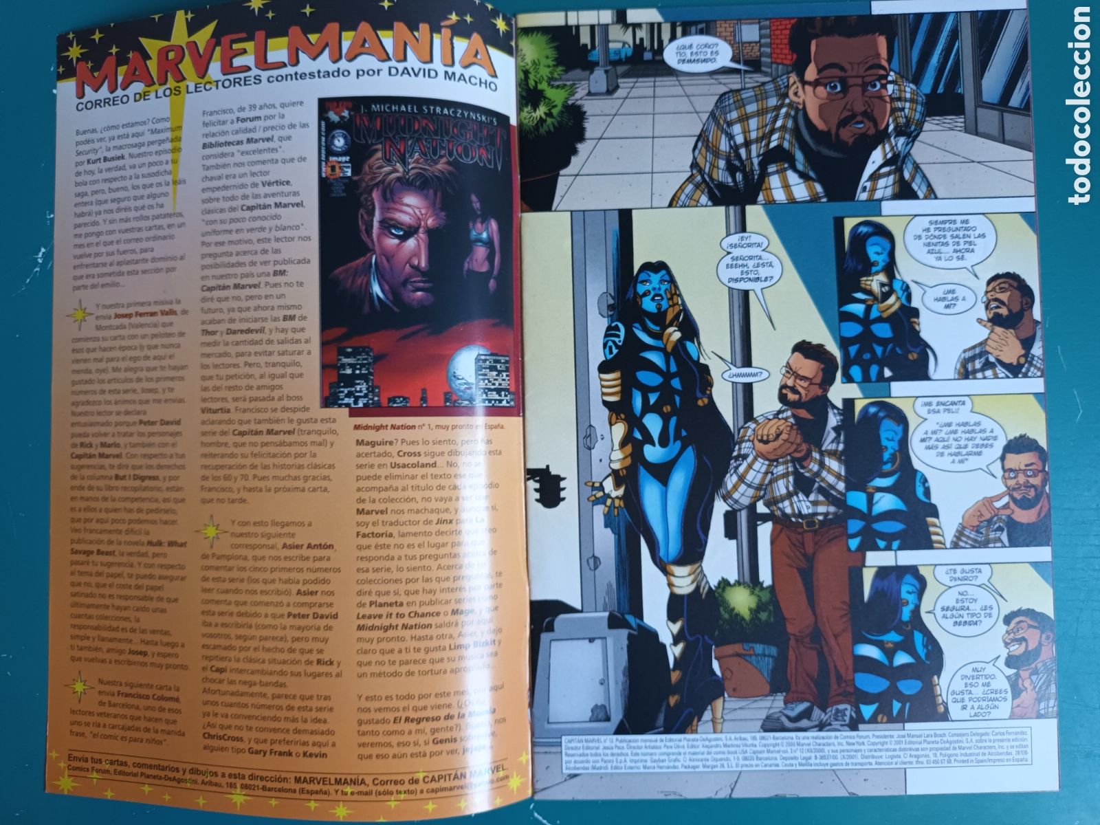 C&oacute;mics: Capit&aacute;n Marvel vol 1 N&deg; 12 FORUM - MARVEL 2001 MAXIMUM SECURITY - Foto 2