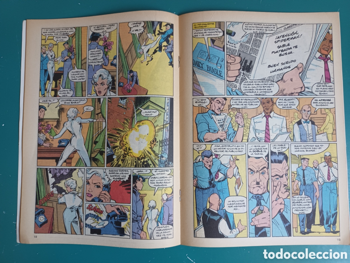 C&oacute;mics: Spiderman vol 1 N&deg; 143 FORUM - MARVEL 1987 SILVER SABLE - Foto 5