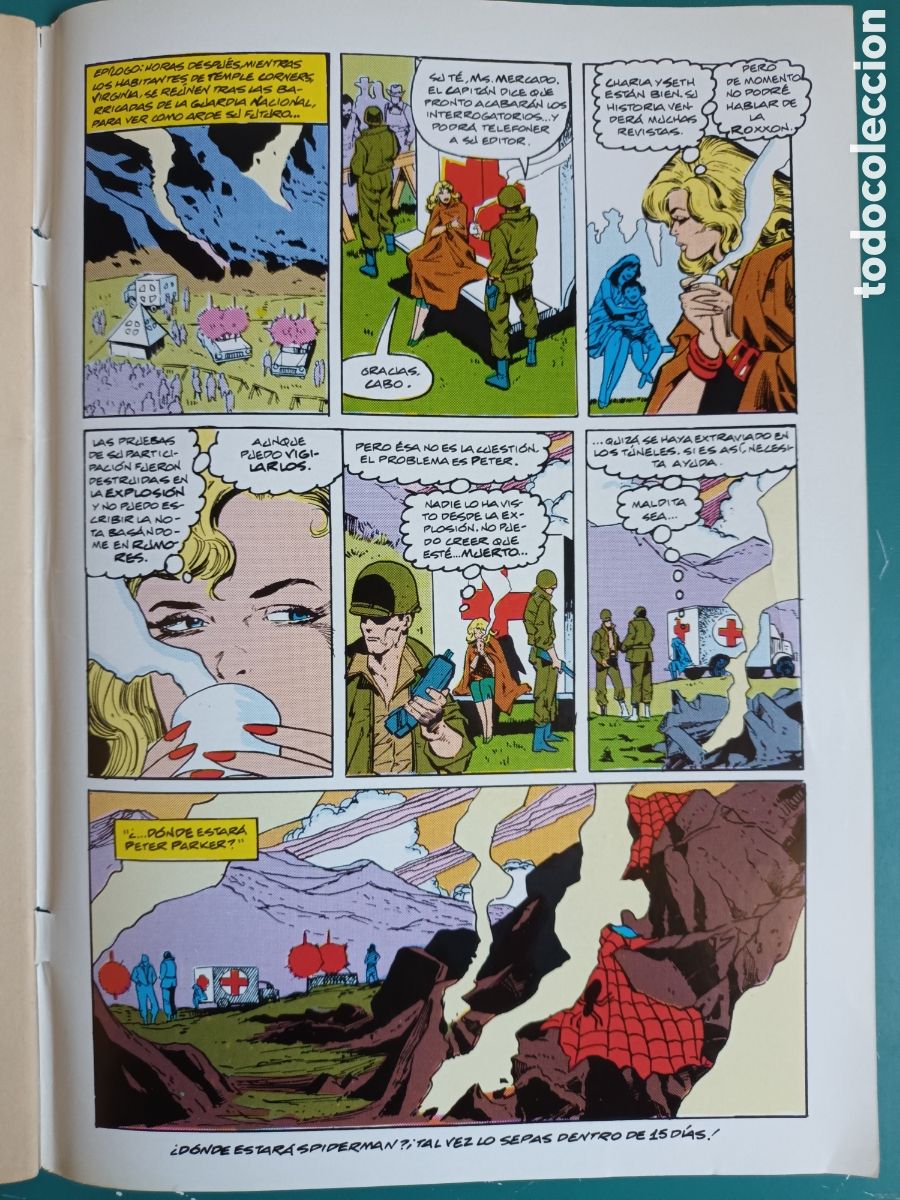 C&oacute;mics: Spiderman vol 1 N&deg; 143 FORUM - MARVEL 1987 SILVER SABLE - Foto 7
