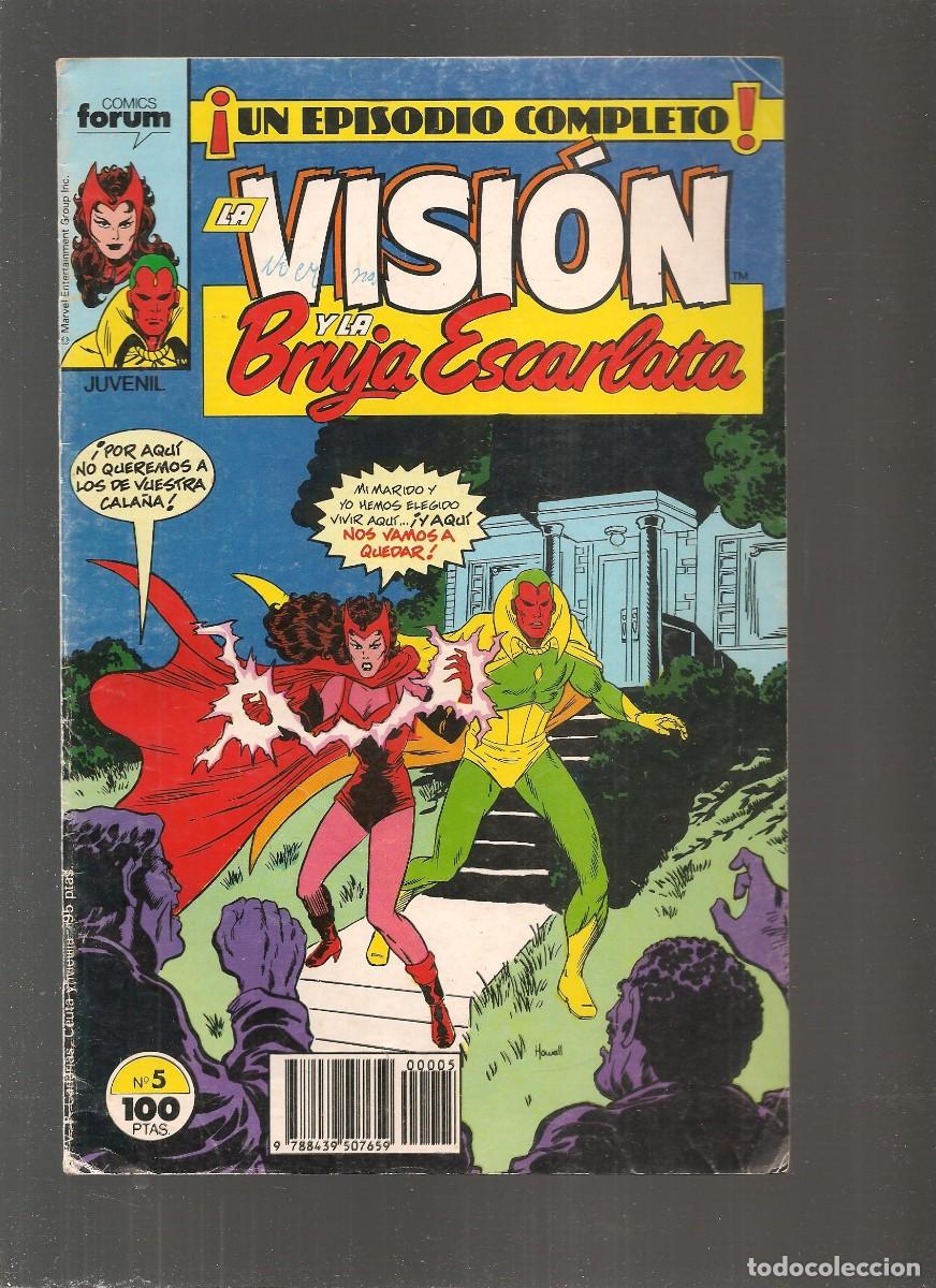 C&oacute;mics: LA VISION Y LA BRUJA ESCARLATA. N&ordm; 5. FORUM (ST/A14) - Foto 1