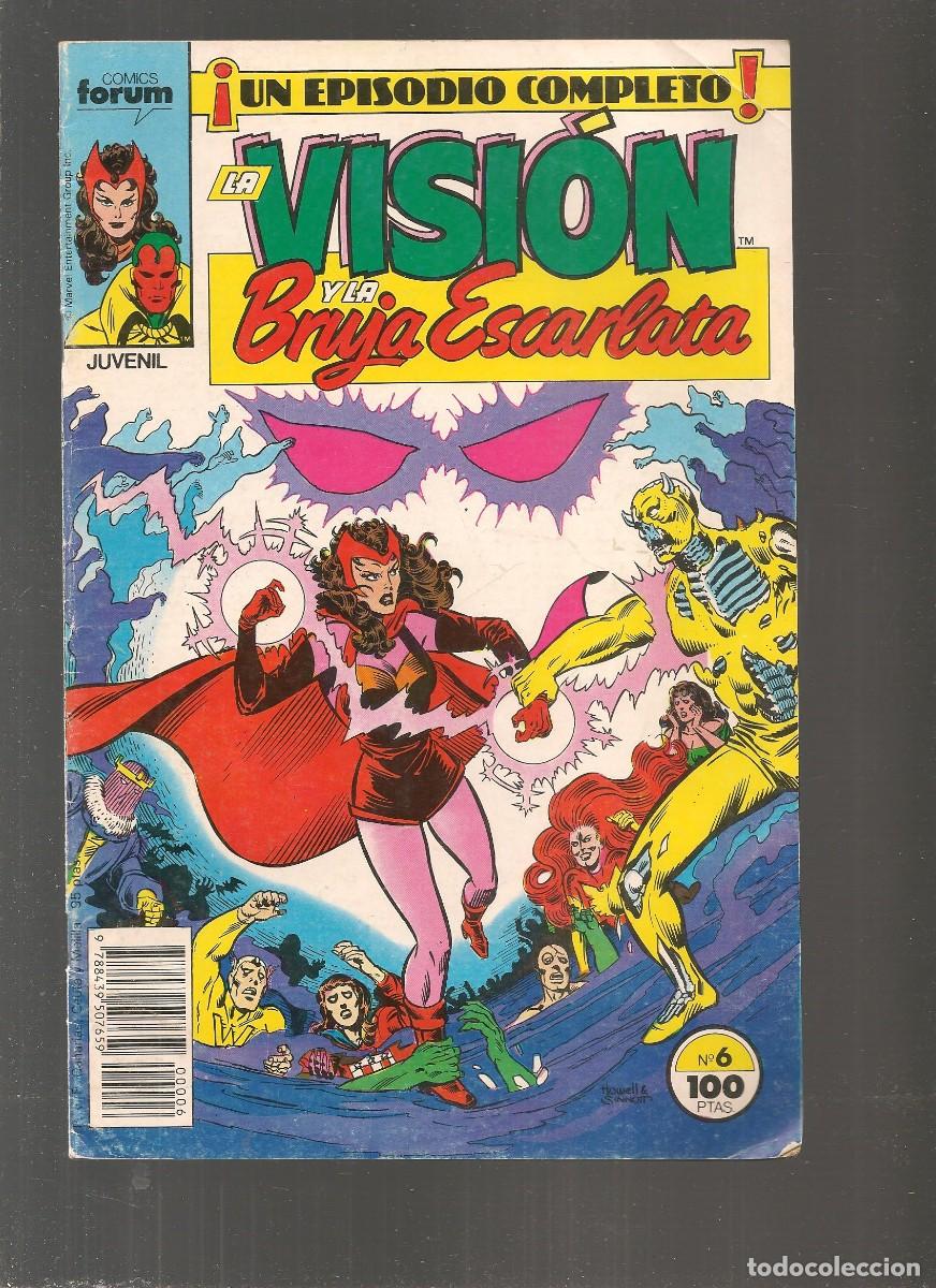 C&oacute;mics: LA VISION Y LA BRUJA ESCARLATA. N&ordm; 6. FORUM (ST/A14) - Foto 1