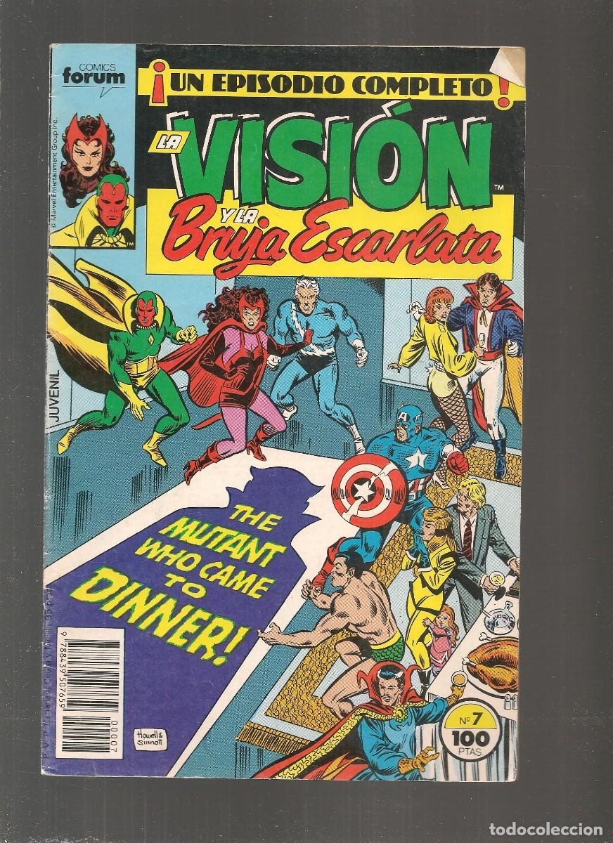 C&oacute;mics: LA VISION Y LA BRUJA ESCARLATA. N&ordm; 7. FORUM (ST/A14) - Foto 1